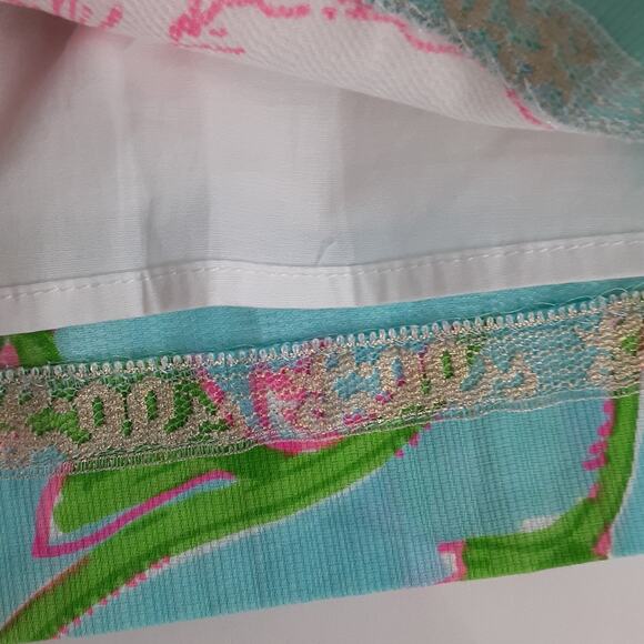 Lilly Pulitzer Sidonie Shift Dress Fresh Water Bursting Blooms Engineered Sz 2 - Picture 10 of 12